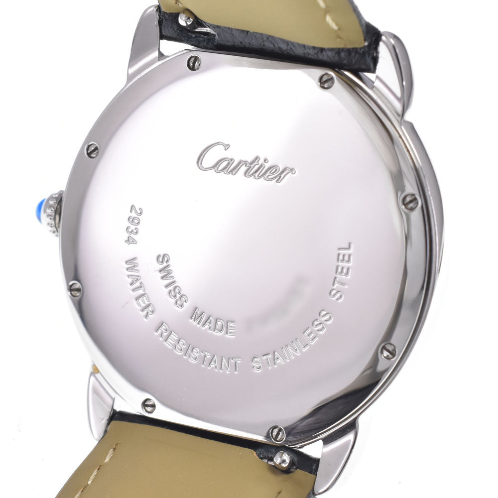 CARTIER Ronde SoloLM W6700255 Date Silver Dial Quartz Men's
 Watch O#148899