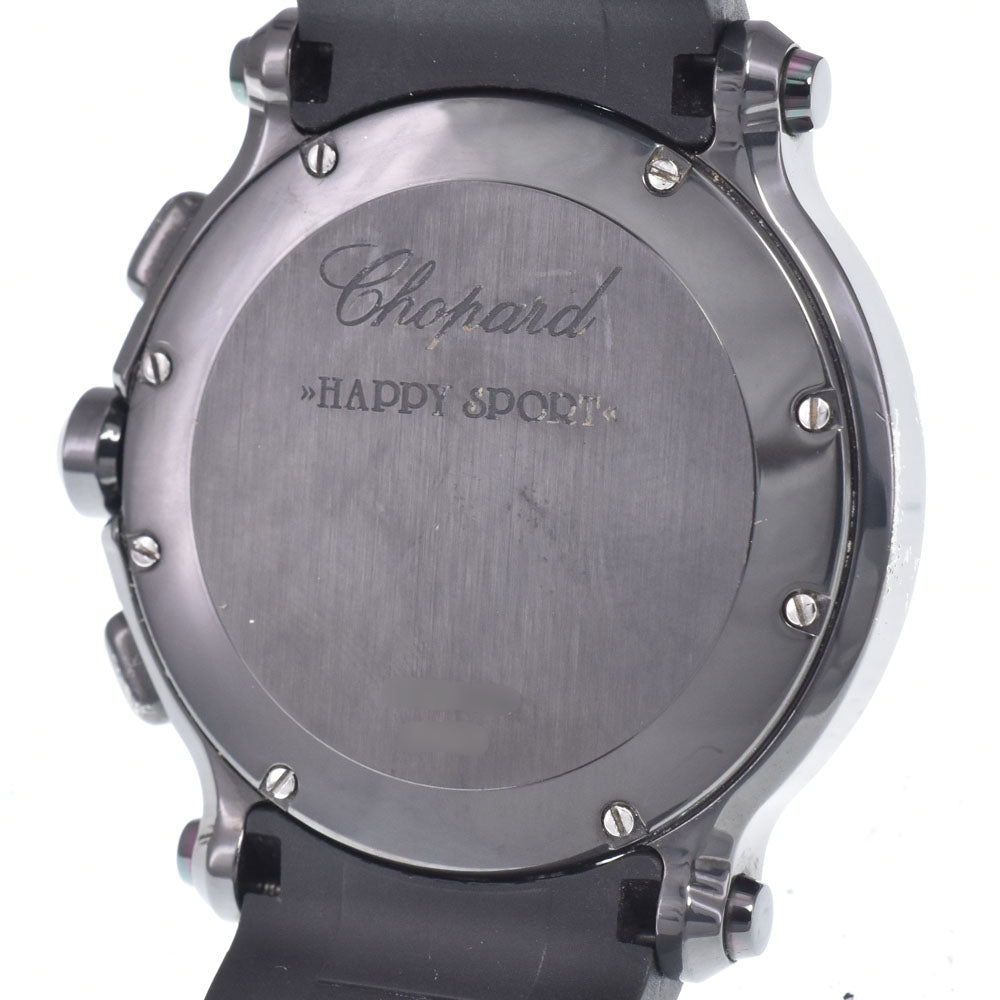 Chopard Happy Sports Chrono 28/8499-3007 5PDiamond black Dial Quartz Men's
 Watch Q#148903