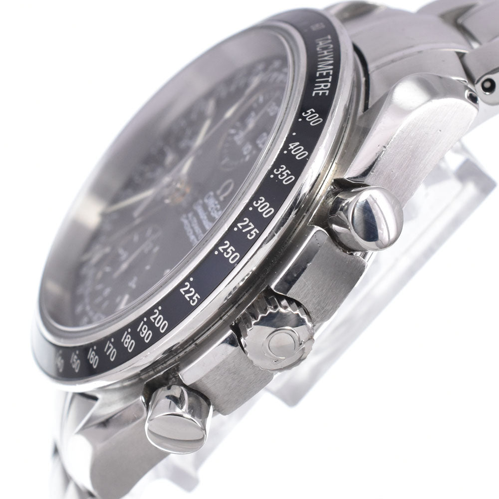with paper OMEGA Speedmaster Triple calendar 3220.50 Chronograph black Dial Automatic Men's
 Watch P#148904