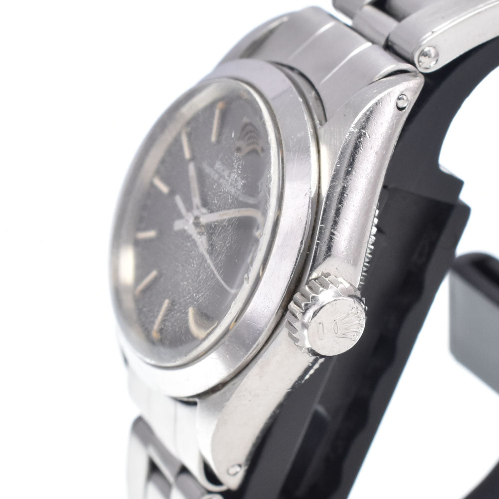 ROLEX Oyster perpetual 6618 vintage Cal.1161 gray Dial Automatic Ladies
 Watch P#148906