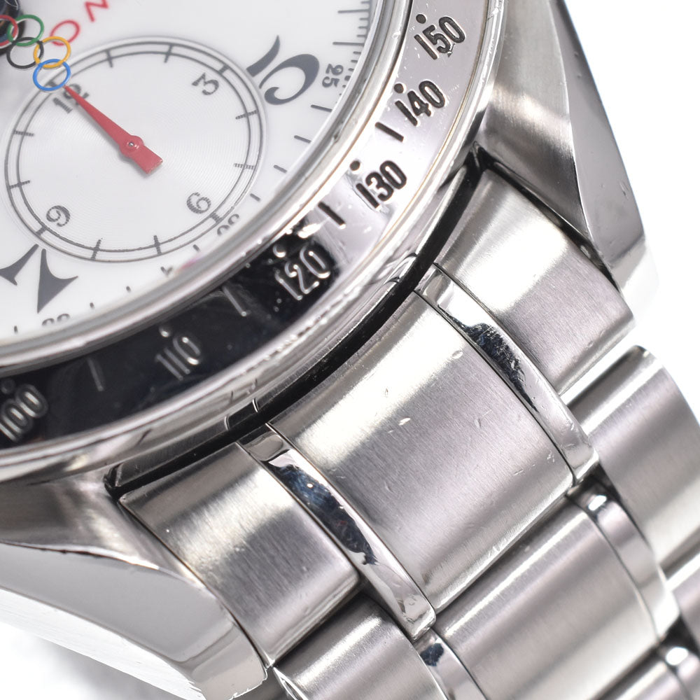 OMEGA Speedmaster Date Olympic Collection 3516.20 Chronograph white Dial Automatic Men's
 Watch A#148908