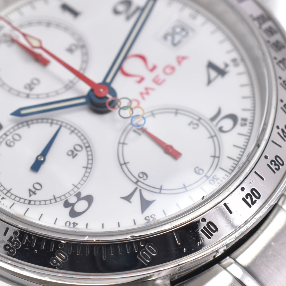 OMEGA Speedmaster Date Olympic Collection 3516.20 Chronograph white Dial Automatic Men's
 Watch A#148908