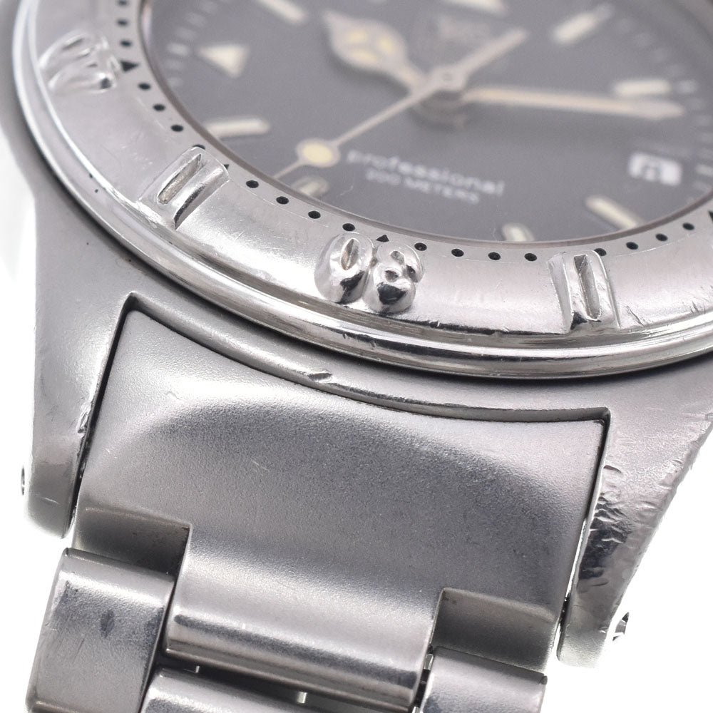 TAG HEUER 4000 Series Professional 200M WF1411-0 Date gray Dial Quartz Ladies
 Watch P#148912