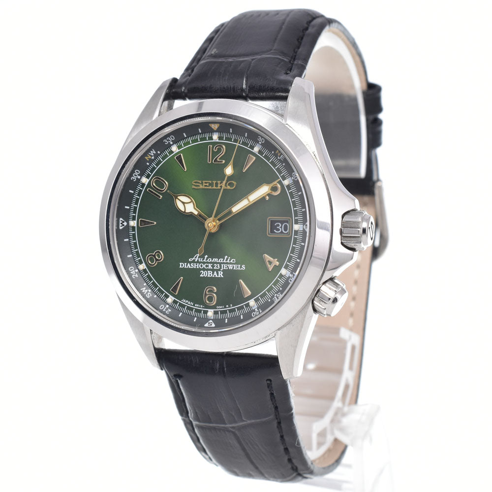 SEIKO Mechanical alpinist SARB017/6R15-00E0 Date green Dial Automatic Men's
 Watch Q#148913