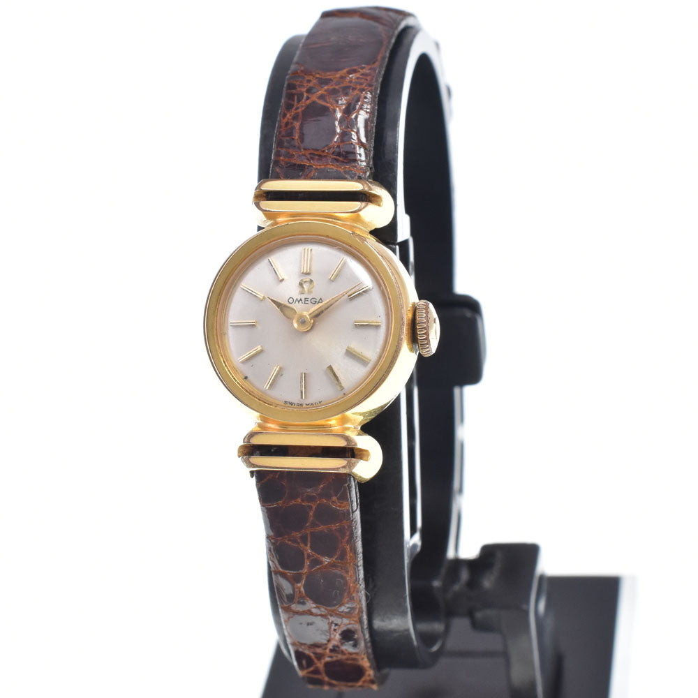 OMEGA 11034-61 vintage Cal.483 Silver Dial Hand Winding Ladies
 Watch P#148915