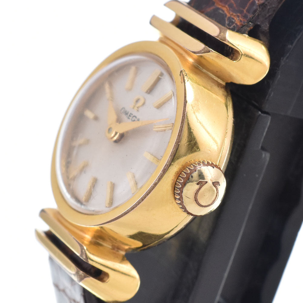 OMEGA 11034-61 vintage Cal.483 Silver Dial Hand Winding Ladies
 Watch P#148915