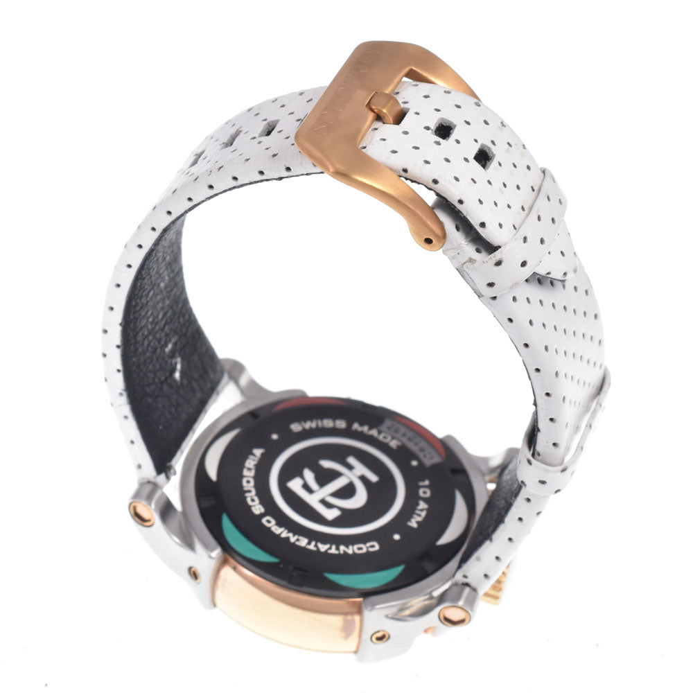 with paper CT SCUDERIA Touring CS10123 Chronograph white Dial Quartz Men's
 Watch O#148916