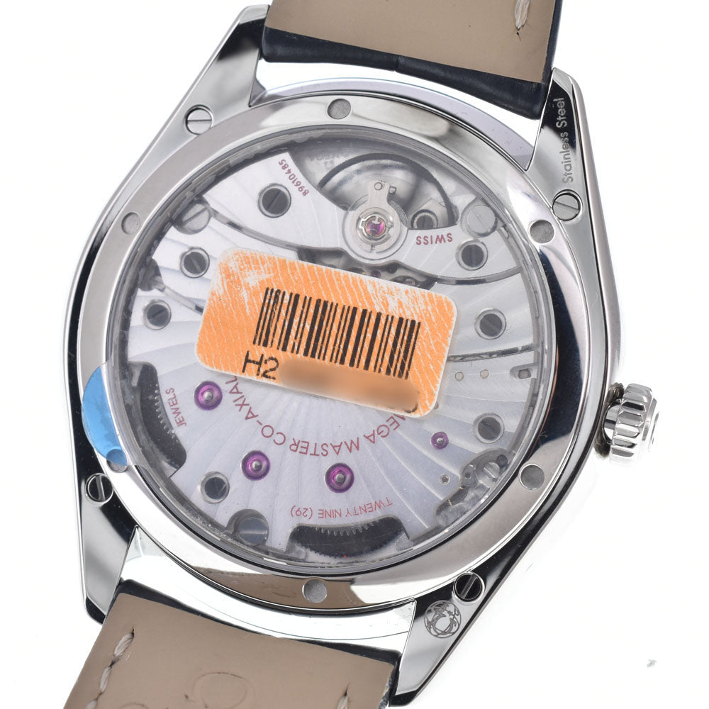 with paper OMEGA De Ville Tresor 435.18.40.21.03.00﻿1 Diamond Bezel Navy Dial Hand Winding Men's
 Watch O#148917
