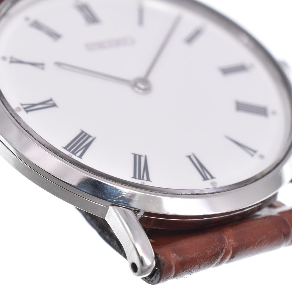 SEIKO mechanical SCVL002(6810-8000) white Dial Hand Winding Men's
 Watch Q#148919
