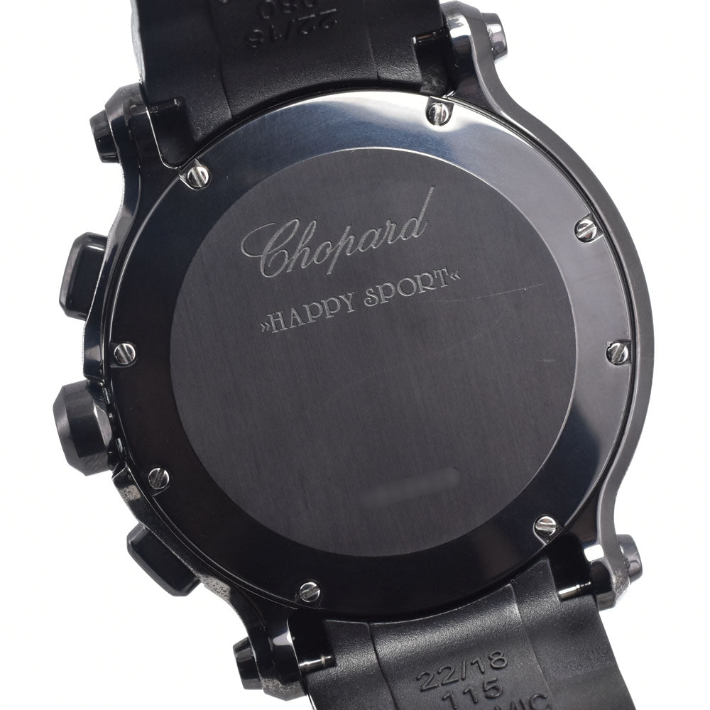Chopard Happy Sports Chrono 8499 3017 Skull diamond black Dial Quartz Men's
 Watch P#148920