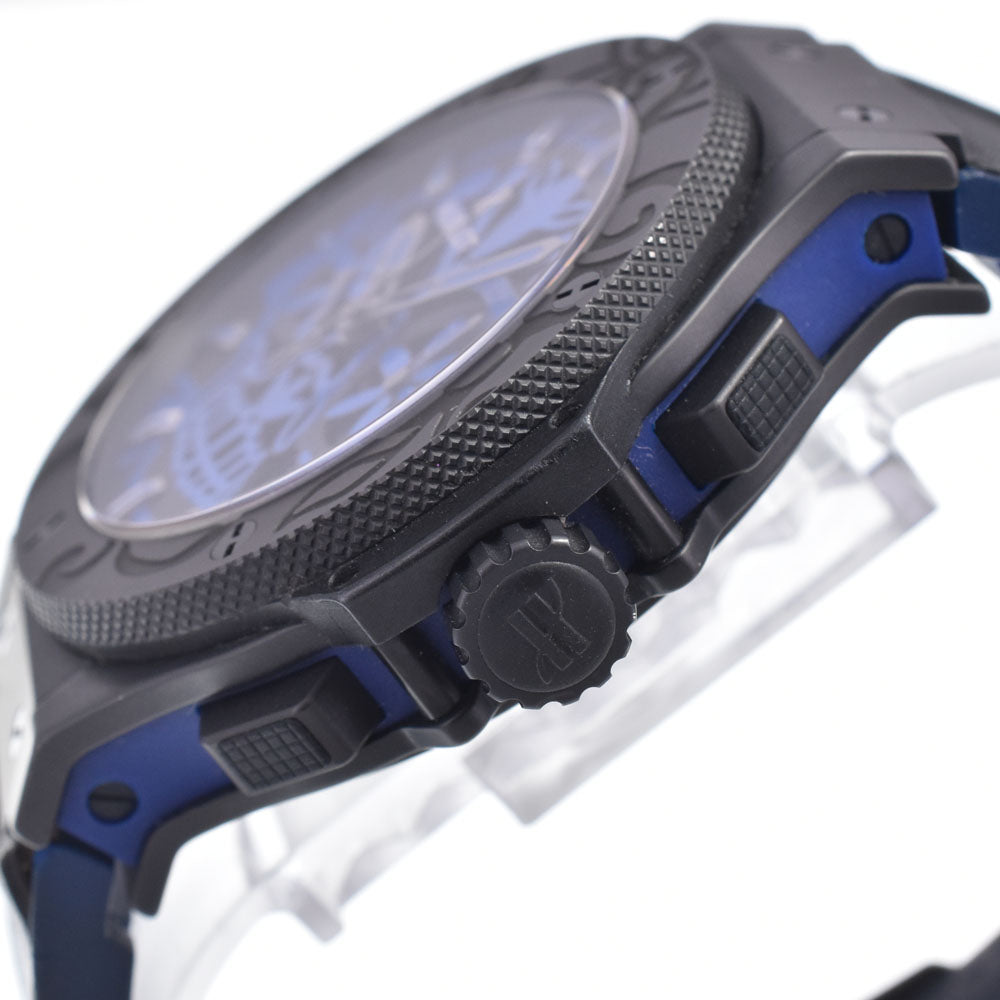 with paper HUBLOT Big Bang Sugar Skull Blue Cobalt 311.CI.1190.VR.AKS16 Limited to 50 Black / blue Dial Automatic Men's
 Watch O#148921