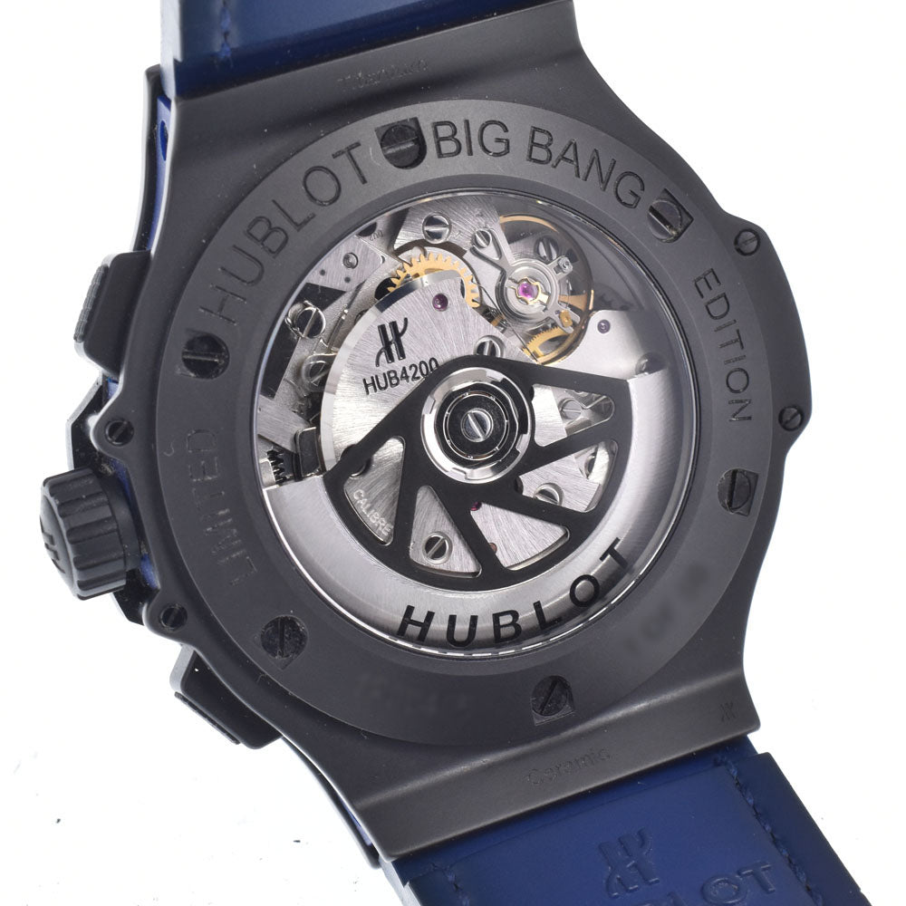 with paper HUBLOT Big Bang Sugar Skull Blue Cobalt 311.CI.1190.VR.AKS16 Limited to 50 Black / blue Dial Automatic Men's
 Watch O#148921
