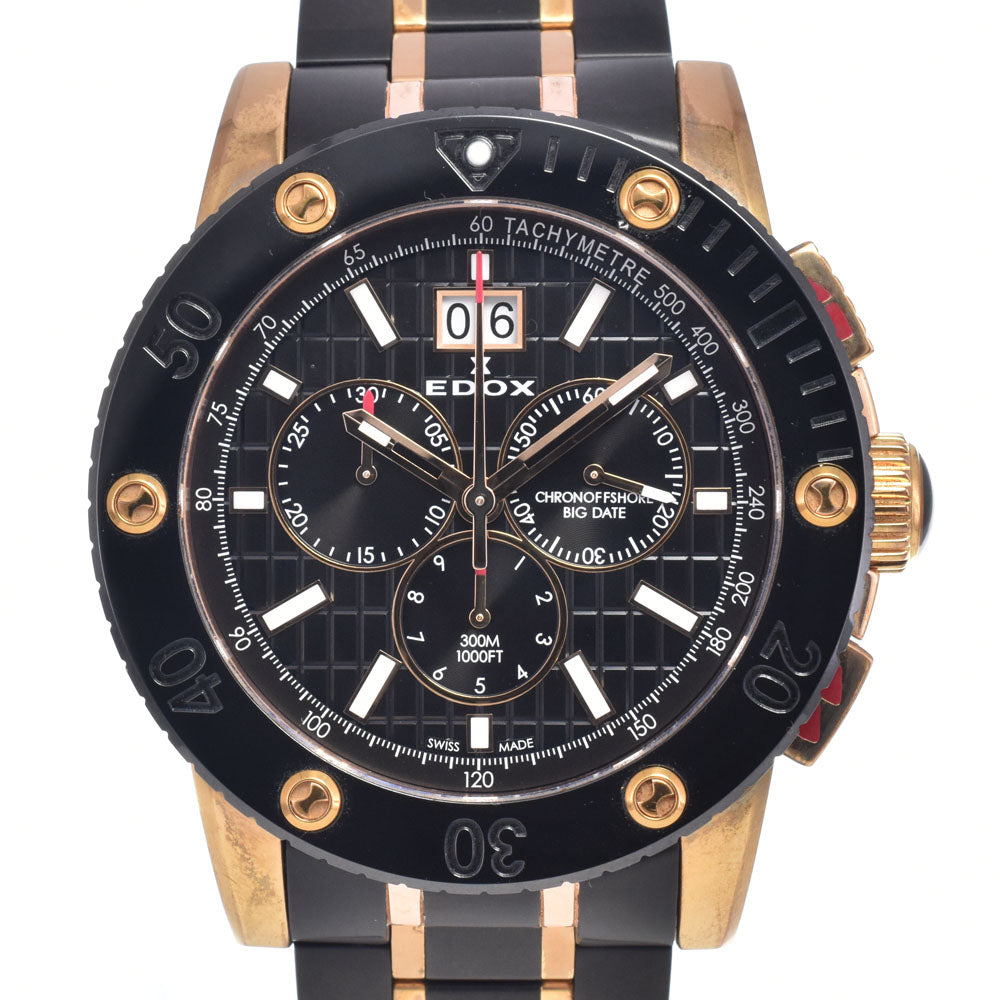 EDOX Class one 10012 Chrono Offshore black Dial Quartz Men's
 Watch P#148922