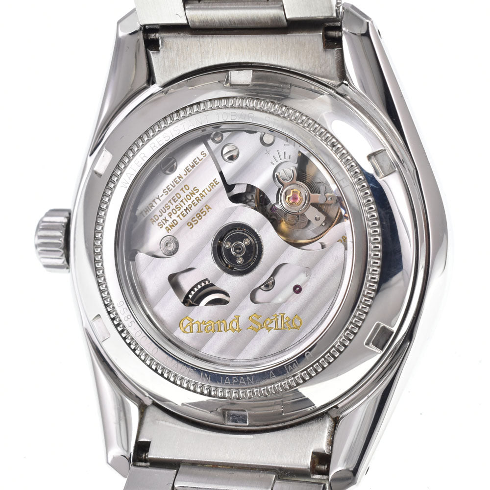with paper SEIKO Grand Seiko SBGH001/9S85-00A0 Mechanical HI-BEAT 36000 Silver Dial Automatic Men's
 Watch A#148923