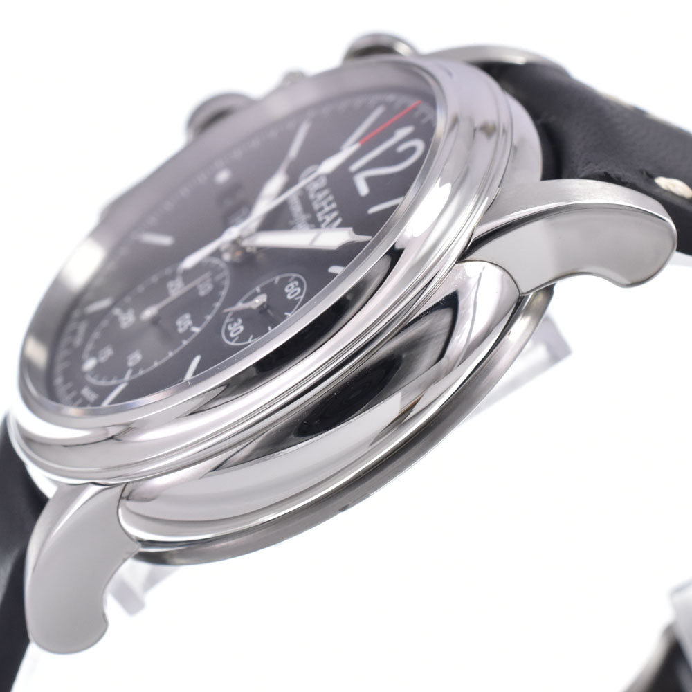 with paper GRAHAM Chrono Fighter Vintage 2CVAS.B02A Chronograph day date black Dial Automatic Men's
 Watch O#148924
