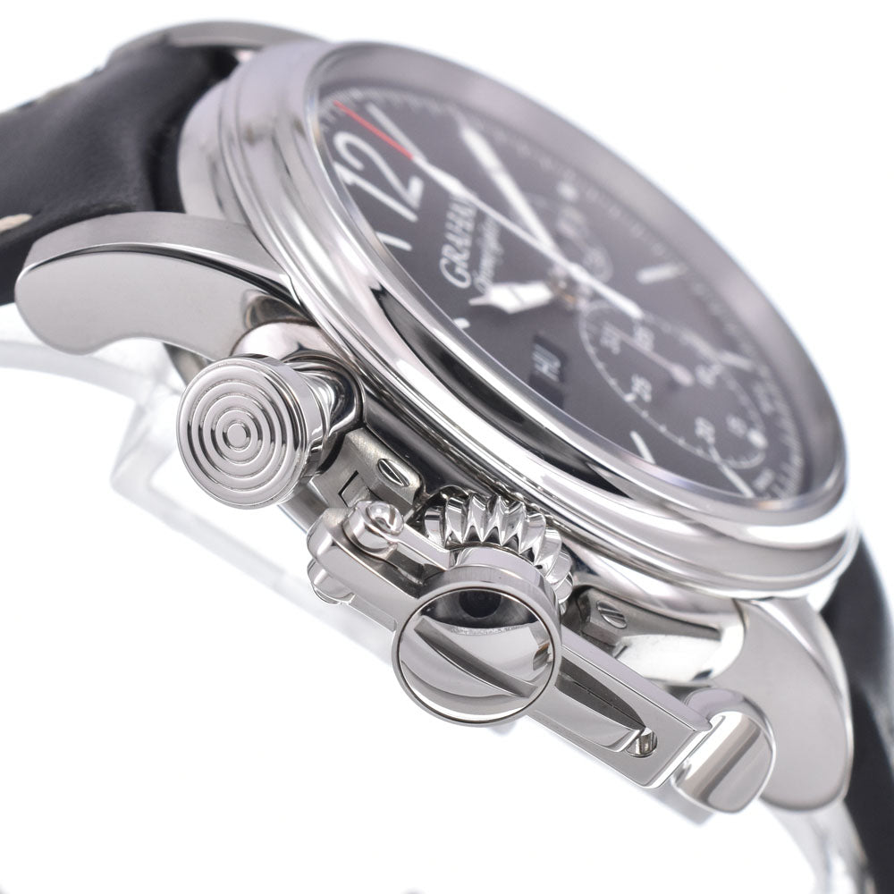 with paper GRAHAM Chrono Fighter Vintage 2CVAS.B02A Chronograph day date black Dial Automatic Men's
 Watch O#148924