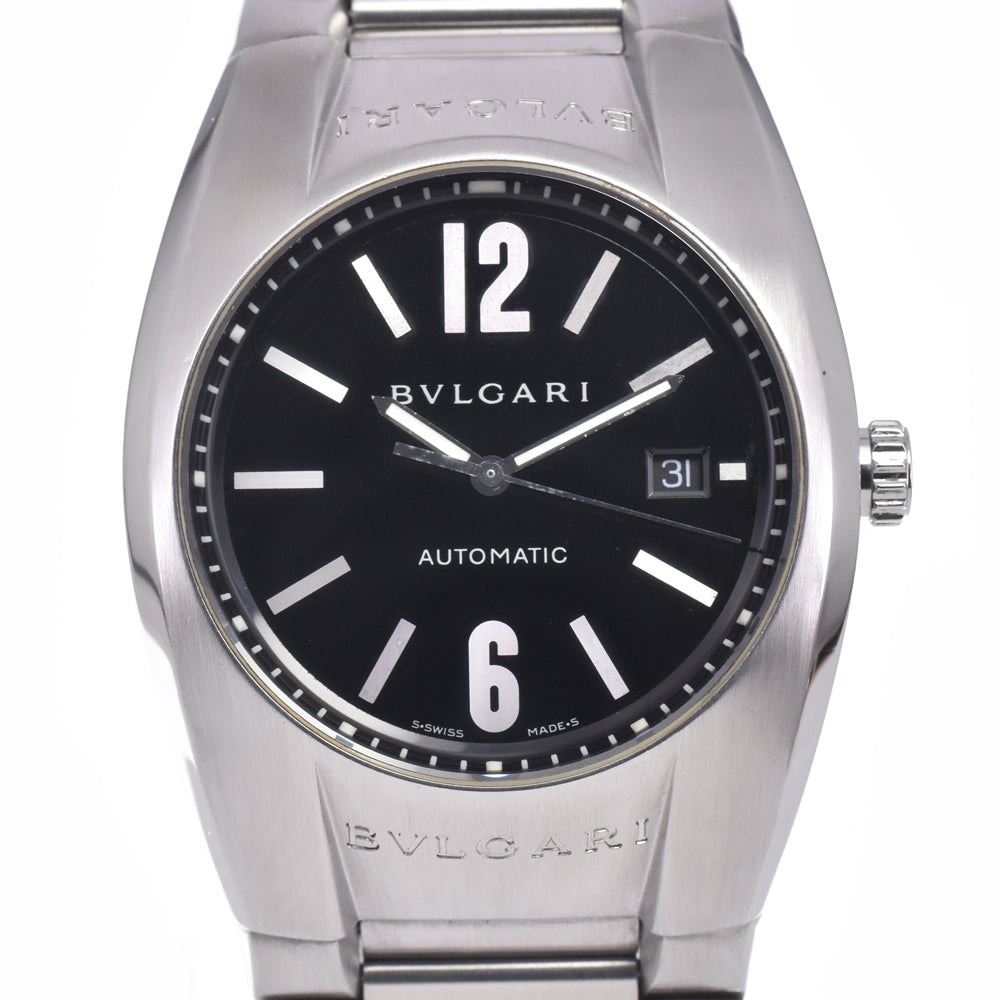 BVLGARI Elgon EG40S Stainless Steel black Dial Automatic Men's
 Watch P#148925