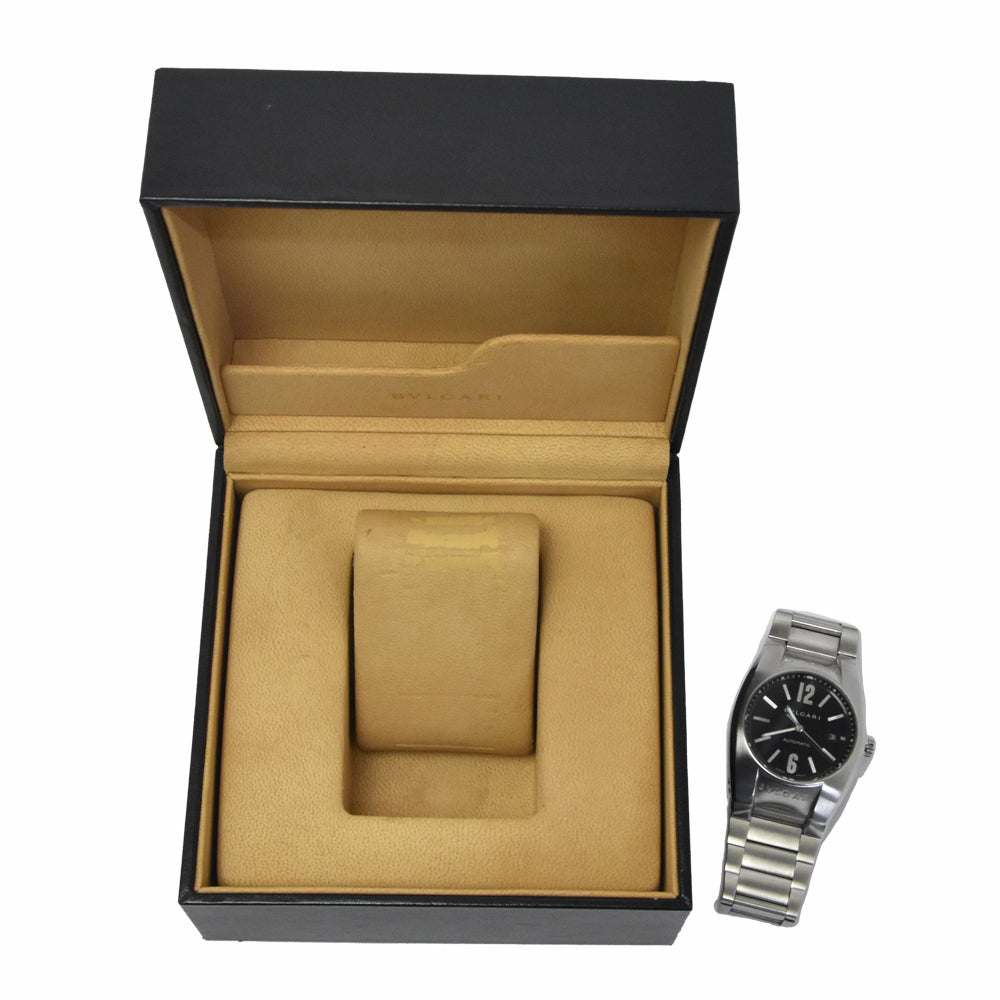 BVLGARI Elgon EG40S Stainless Steel black Dial Automatic Men's
 Watch P#148925
