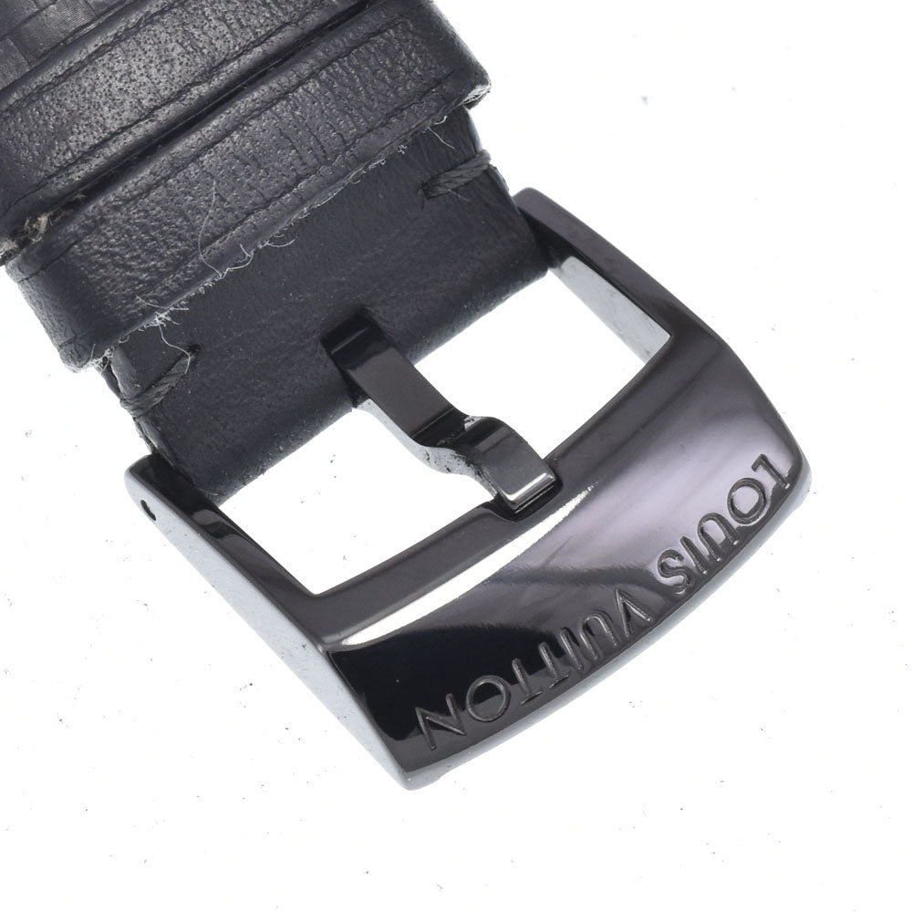 with paper LOUIS VUITTON Tambour Evolution Q1058 GMT chronograph black Dial Automatic Men's
 Watch O#148926