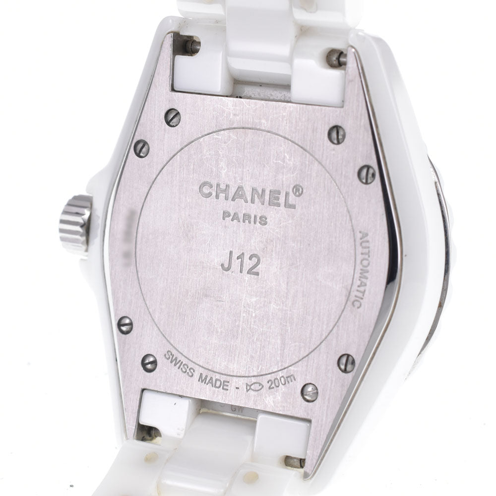 CHANEL J12 white ceramic H1629 Diamond date white Dial Automatic Men's
 Watch O#148928