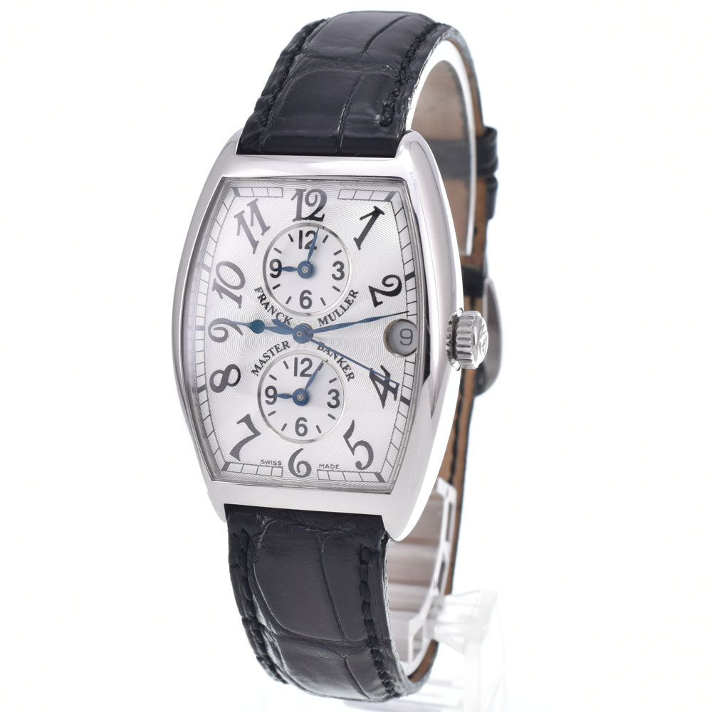 with paper FRANCK MULLER Master bunker 2852MB 3 time zone date Silver Dial Automatic Men's
 Watch P#148932