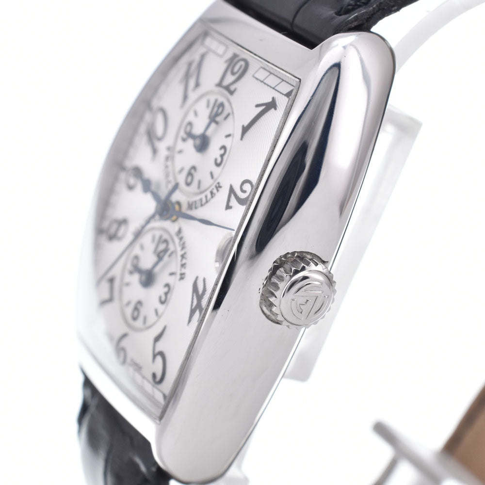with paper FRANCK MULLER Master bunker 2852MB 3 time zone date Silver Dial Automatic Men's
 Watch P#148932