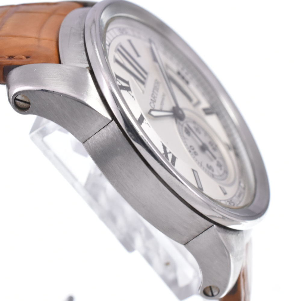 CARTIER Calibur de Cartier W7100037 Small second date Silver Dial Automatic Men's
 Watch Q#148933
