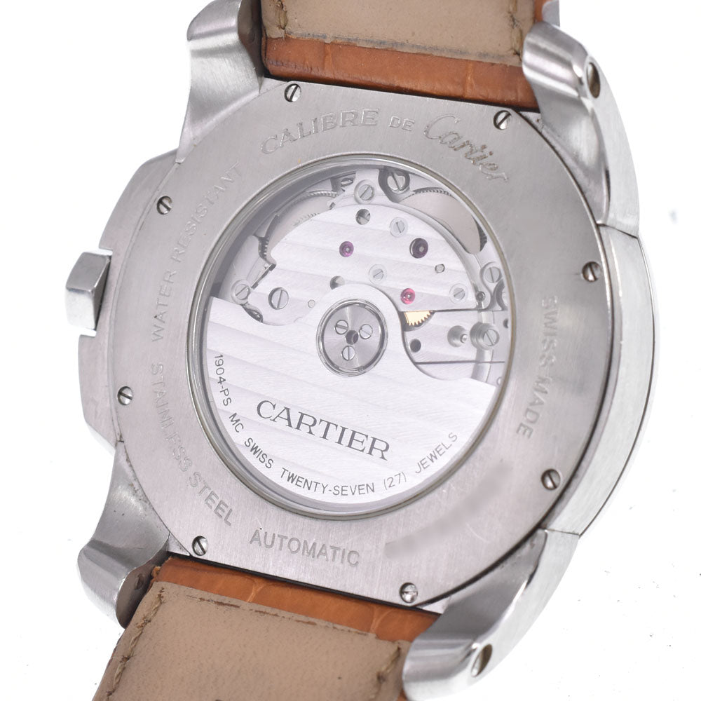 CARTIER Calibur de Cartier W7100037 Small second date Silver Dial Automatic Men's
 Watch Q#148933