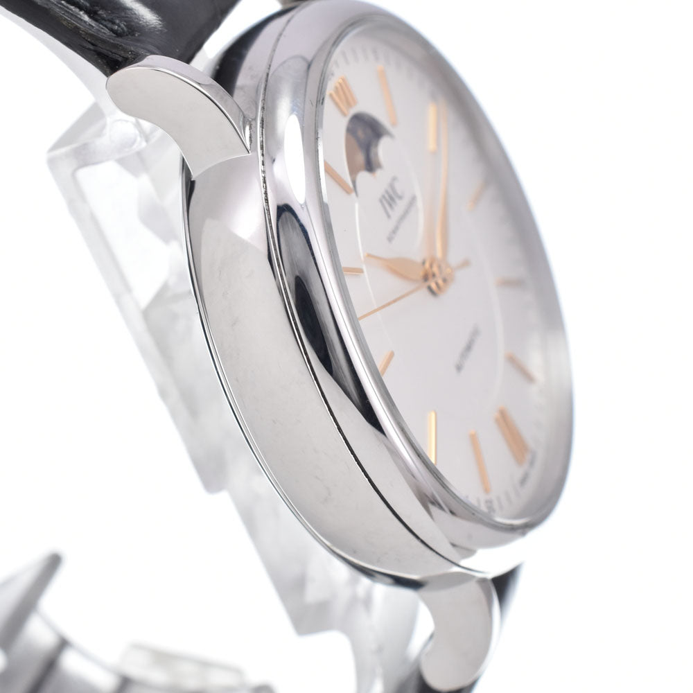 IWC SCHAFFHAUSEN Portofino IW459401 Moon phase Silver Dial Automatic Men's
 Watch R#148934