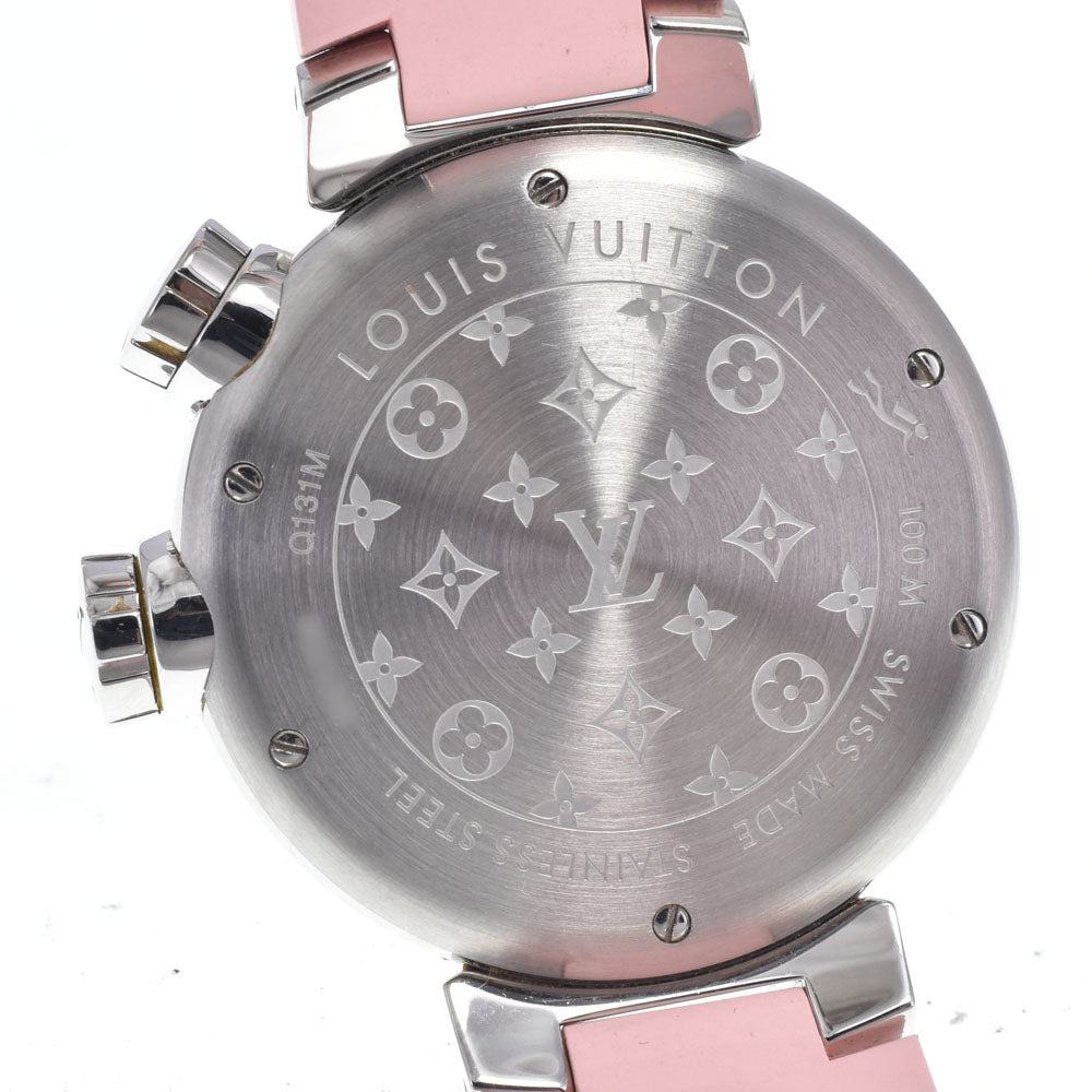 LOUIS VUITTON Tambour Diving Q131M Date Silver Dial Quartz Ladies
 Watch P#148939