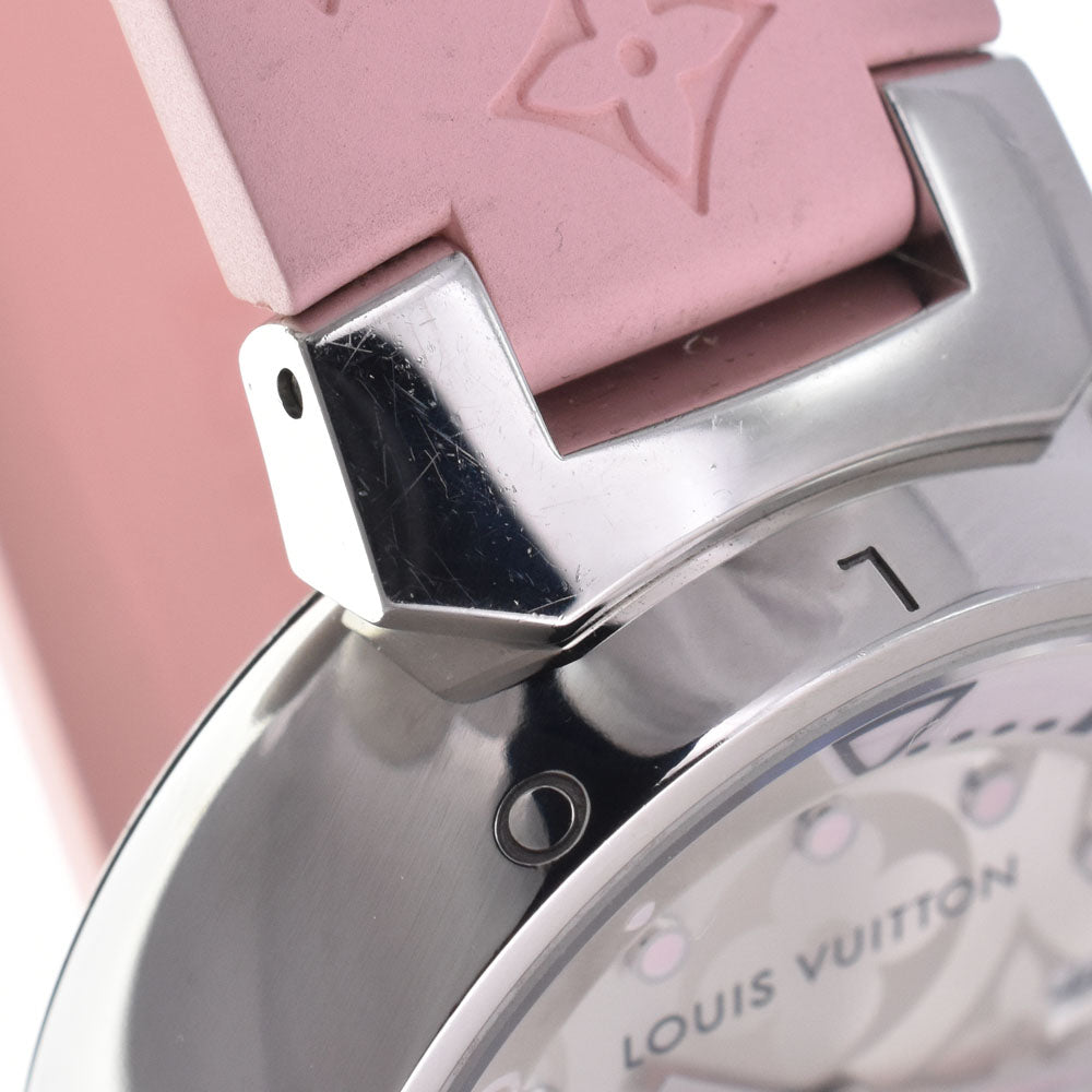 LOUIS VUITTON Tambour Diving Q131M Date Silver Dial Quartz Ladies
 Watch P#148939