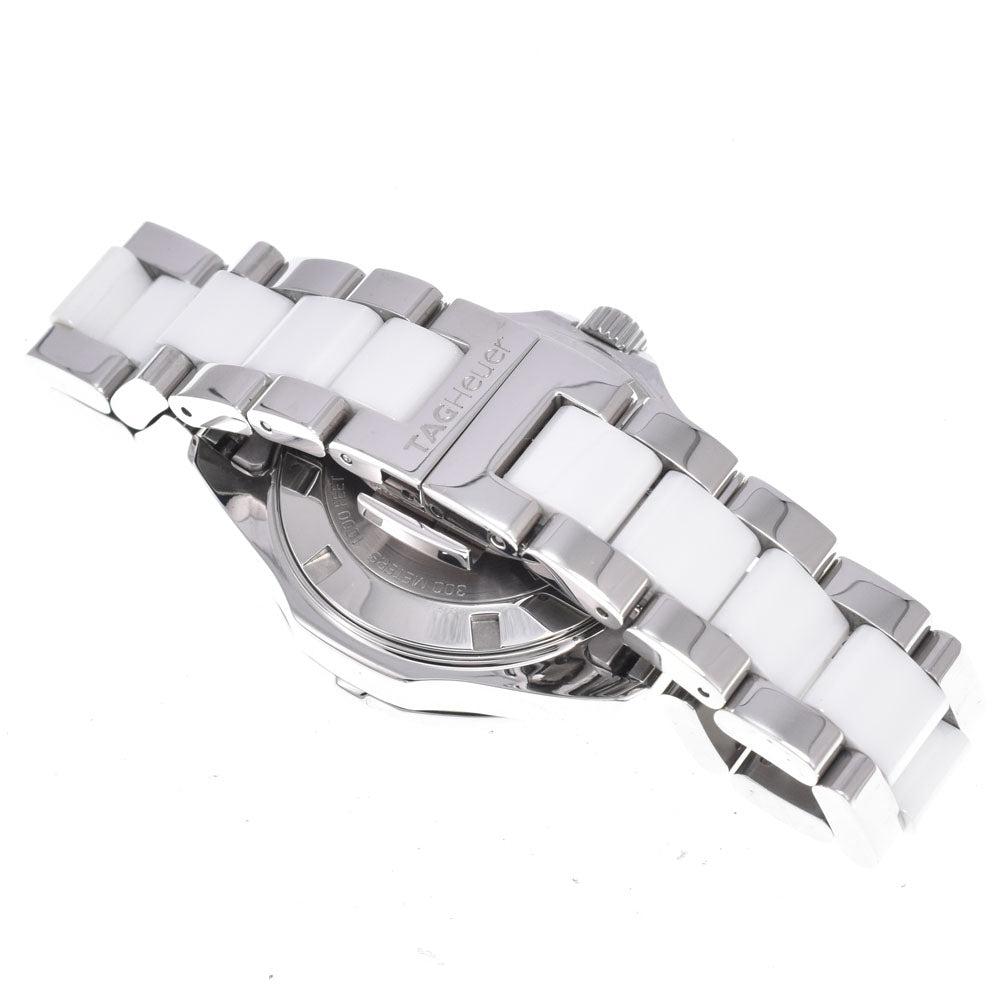 TAG HEUER Aqua racer WAY131H Diamond Bezel Date white Dial Quartz Men's
 Watch R#148940