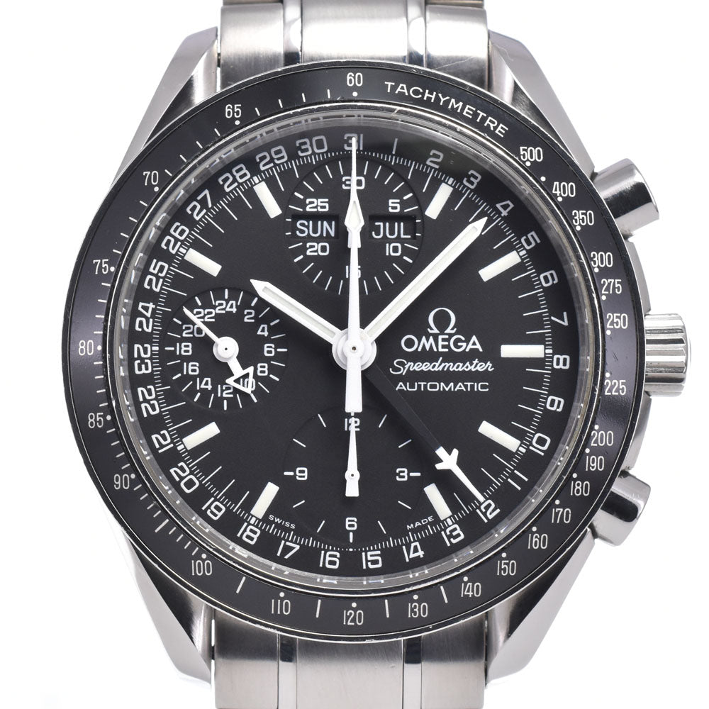 with paper OMEGA Speedmaster 3520.50 Mark 40 Cosmos Triple Calendar black Dial Automatic Men's
 Watch R#148943