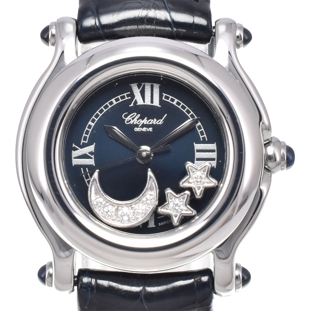 Chopard Happy sports 27/8245-23 Moon star diamond black Dial Quartz Ladies
 Watch R#148946
