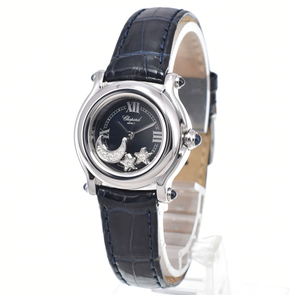 Chopard Happy sports 27/8245-23 Moon star diamond black Dial Quartz Ladies
 Watch R#148946