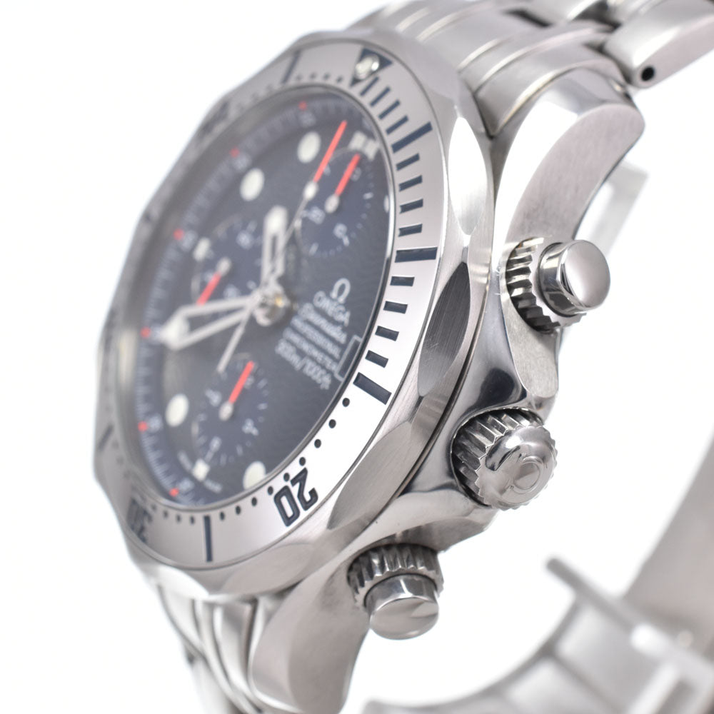 with paper OMEGA Seamaster 300M 2598.80 Chronograph Date blue Dial Automatic Men's
 Watch A#148948
