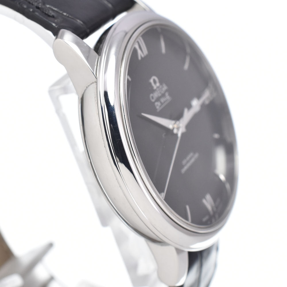 with paper OMEGA De Ville Prestige 424.13.40.20.01.001 Date CO-AXIAL black Dial Automatic Men's
 Watch P#148949
