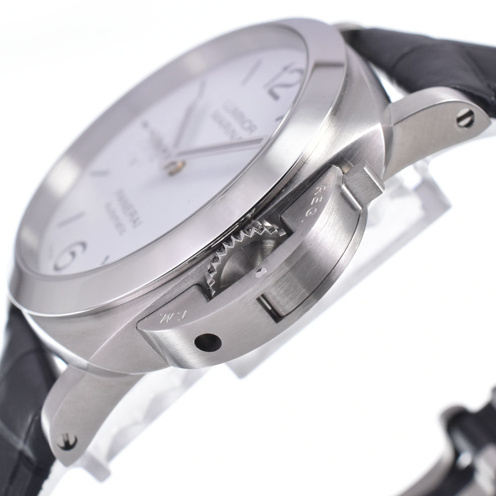 with paper PANERAI Luminor Marina Quaranta PAM01271 Date white Dial Automatic Men's
 Watch O#148950