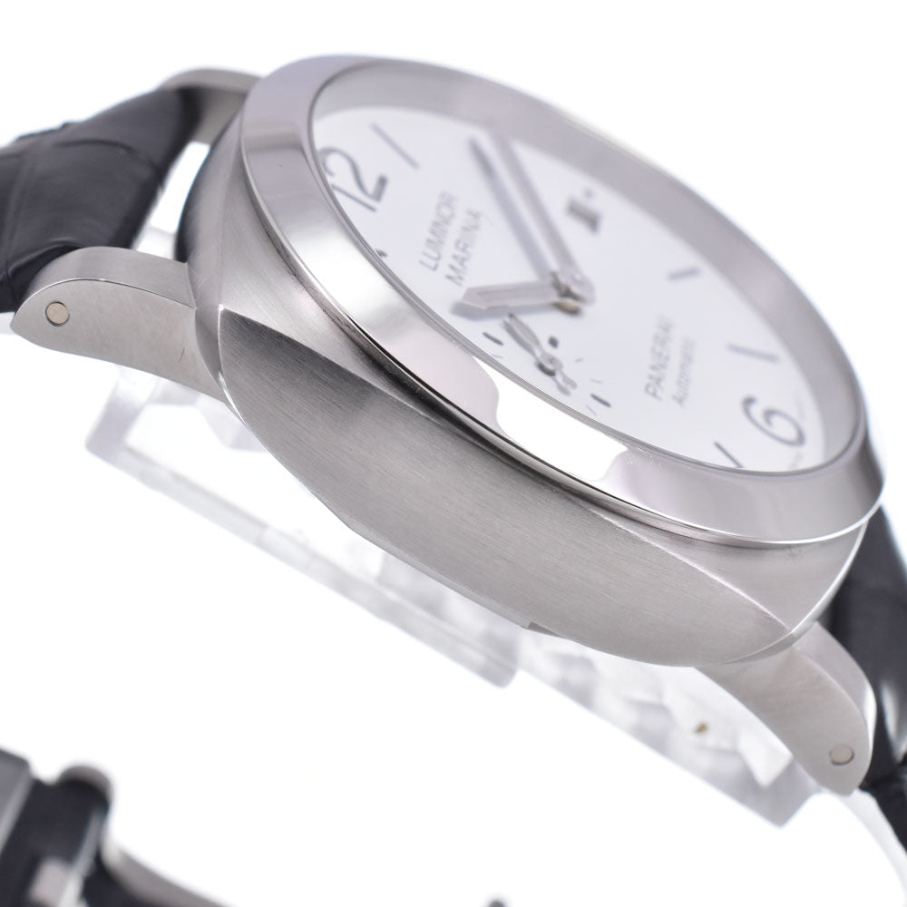 with paper PANERAI Luminor Marina Quaranta PAM01271 Date white Dial Automatic Men's
 Watch O#148950
