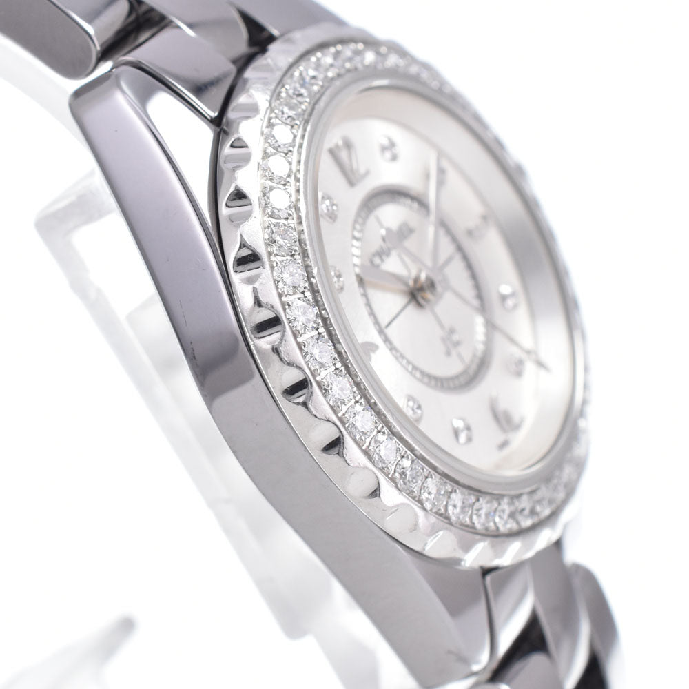 CHANEL J12 H3402 diamond Silver Dial Quartz Ladies
 Watch O#148955