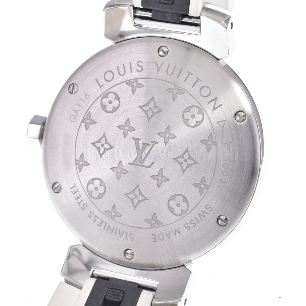 LOUIS VUITTON Tambour MM QA116 Monogram white Dial Quartz Ladies
 Watch P#148956