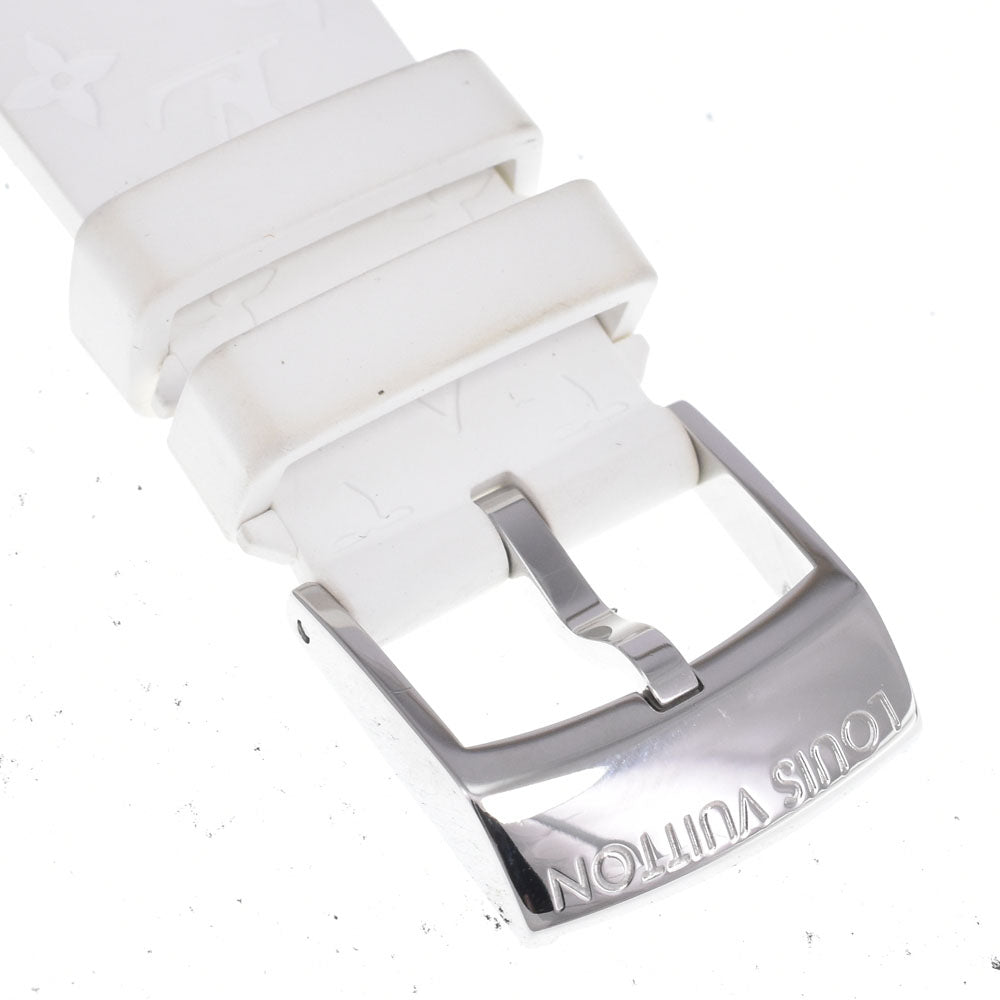 LOUIS VUITTON Tambour MM QA116 Monogram white Dial Quartz Ladies
 Watch P#148956