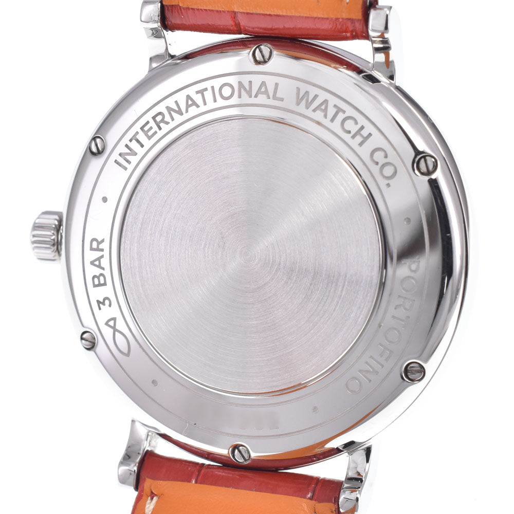 with paper IWC SCHAFFHAUSEN Portofino Automatic 37 IW458109 Diamond Bezel Silver Dial Automatic Men's
 Watch P#148957