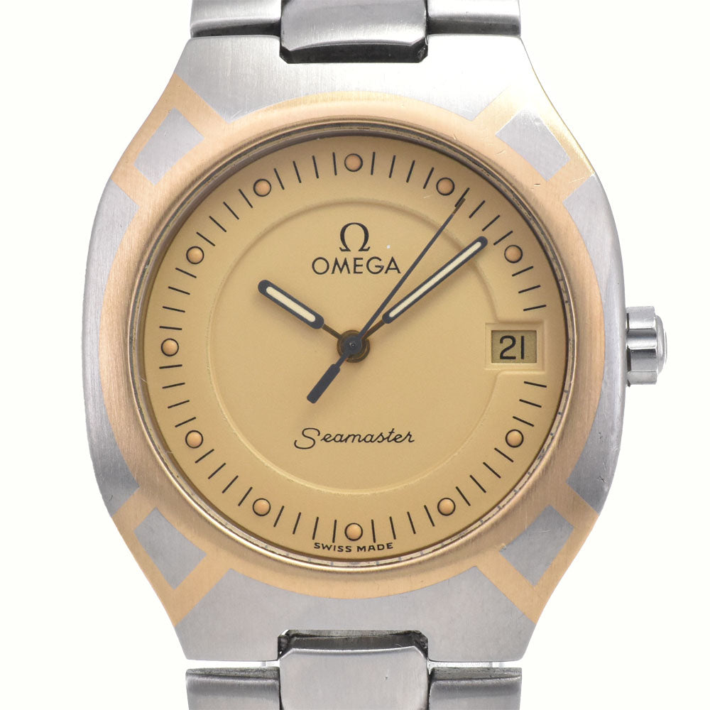 OMEGA Seamaster Polaris 396.1022 Stainless Steel/K18YG gold Dial Quartz Men's
 Watch I#148096