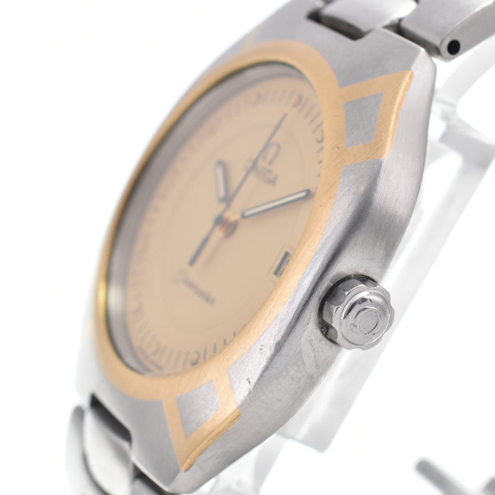 OMEGA Seamaster Polaris 396.1022 Stainless Steel/K18YG gold Dial Quartz Men's
 Watch I#148096
