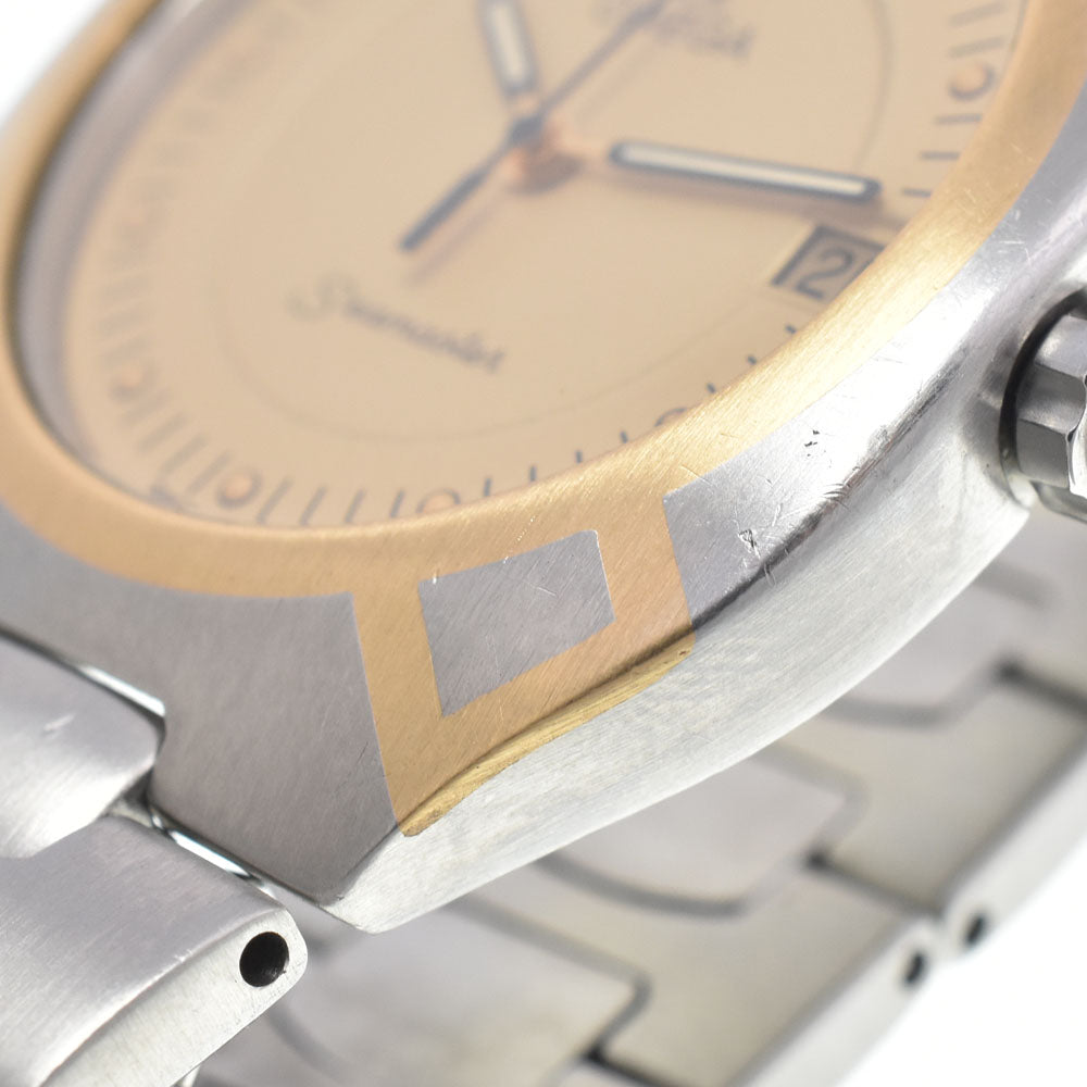 OMEGA Seamaster Polaris 396.1022 Stainless Steel/K18YG gold Dial Quartz Men's
 Watch I#148096