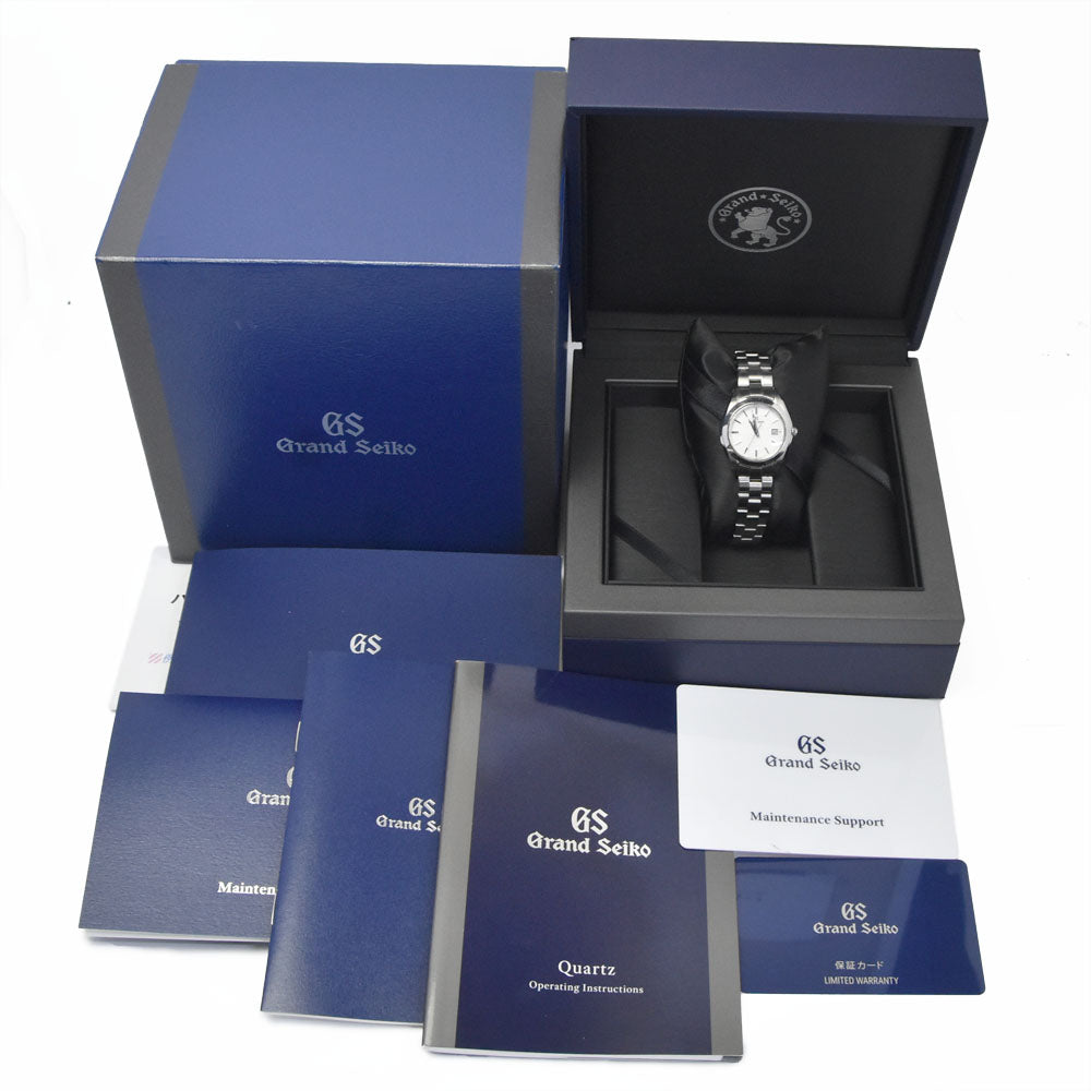 with paper SEIKO GS Heritage Collection STGF359/4J52-0AL0 Snow White Model white Dial Quartz Ladies
 Watch P#148961