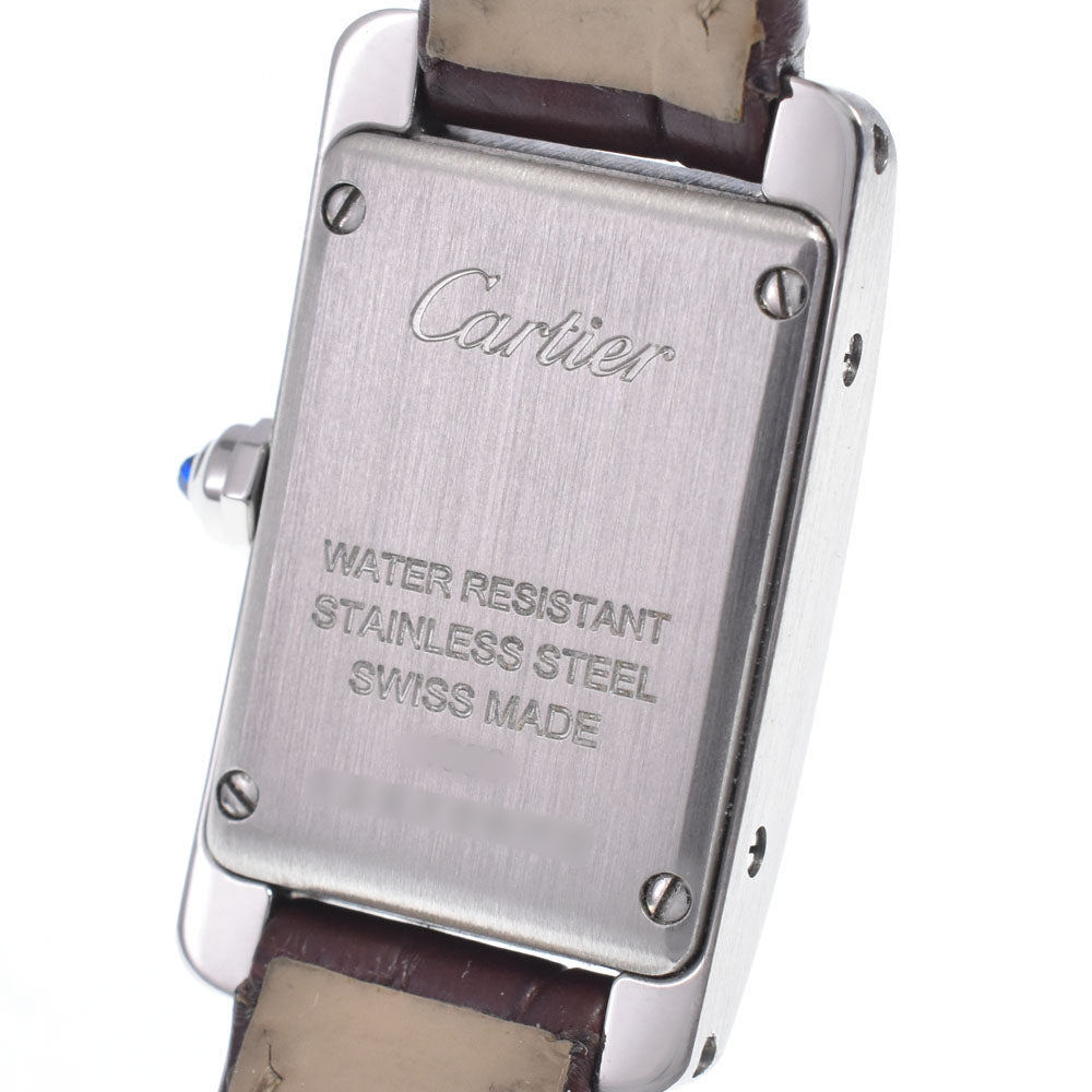 CARTIER Tank American Mini WSTA0032 Silver Dial Quartz Ladies
 Watch P#148966