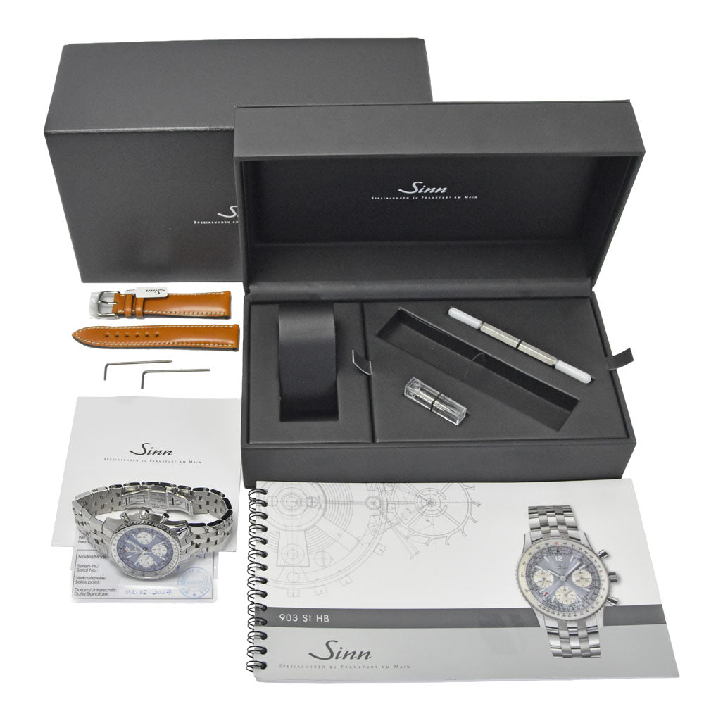 with paper Sinn navigation 903.St.HB Light blue Dial Automatic Men's
 Watch R#148968