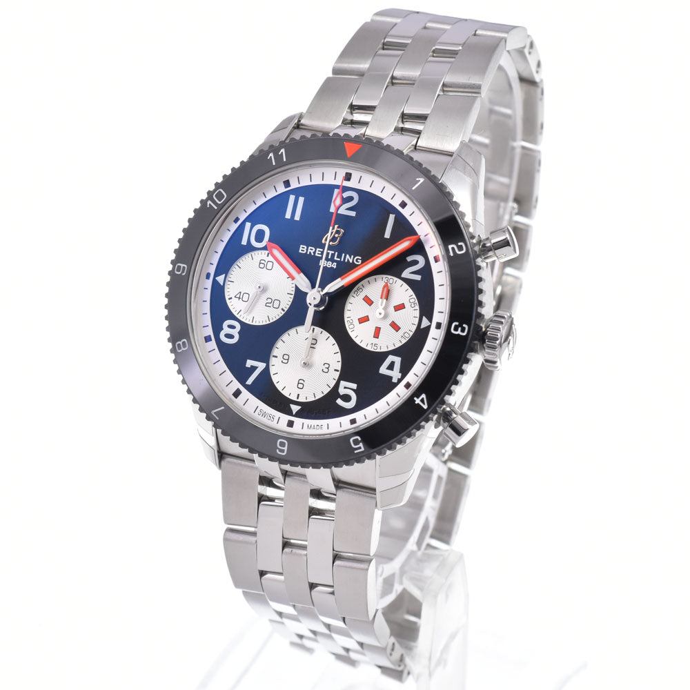 with paper BREITLING Classic Avi Y23380 Chronograph 42 Mosquito Black / Silver Dial Automatic Men's
 Watch O#148971